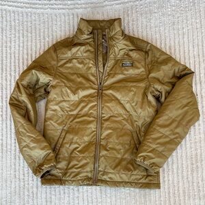 L.L. Bean Men's Mountain Classic Puffer Jacket - Greenish Tan